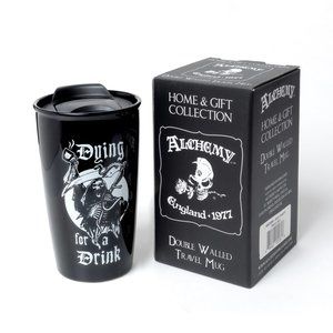 Alchemy Gothic "Dying For a Drink" Travel Mug